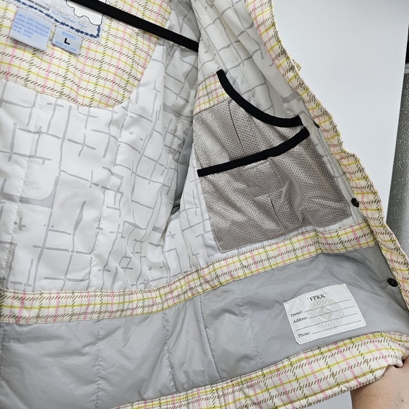 SNOWBOARD TURBINE Boardwear The Toxic State E408 Pink Plaid Girl's size large - Picture 11 of 12